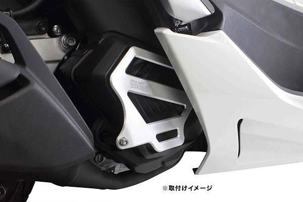 スペシャルパーツ武川 SP武川 PCX JK05 / PCX160 KF47用 ラジエターコアガード シルバー 07-07-0418_画像2