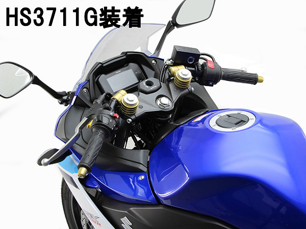 ハリケーン HURRICANE GSX250R 17-21 DN11A用 セパレートハンドル ゴールド HS3711G_画像4