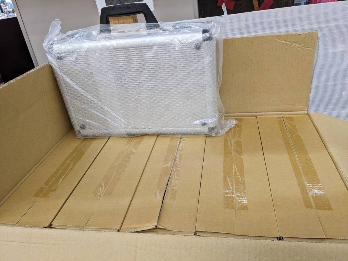 送料無料S79048 アタッシュケース ジェラルミンケース ハードケース 43×29.5✕12cm 5個セット 未使用