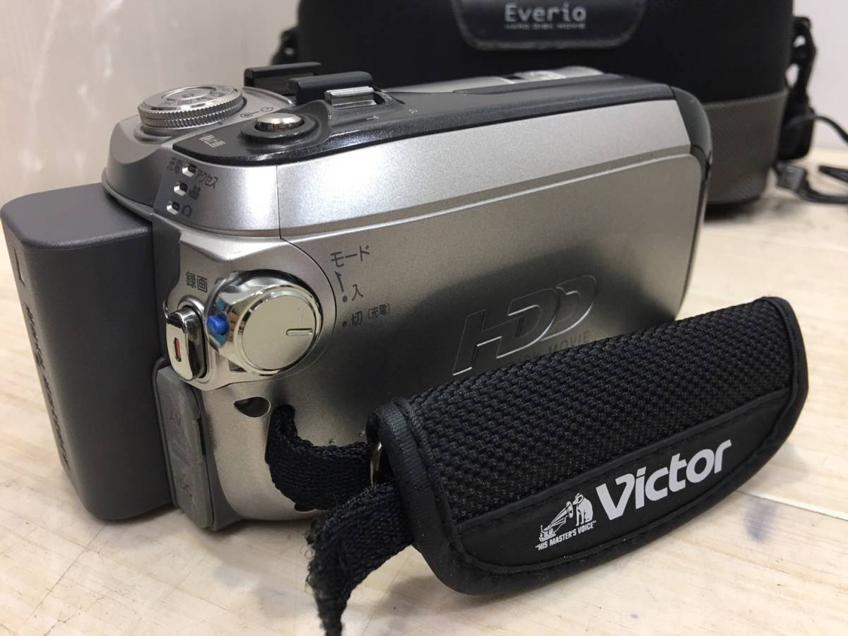 送料無料S79530 HDD ビデオカメラ Victor GZ-MG575-S ハードディスクムービー ZOOM/AF f=6.3-63mm 1:3.5 Φ46_画像3