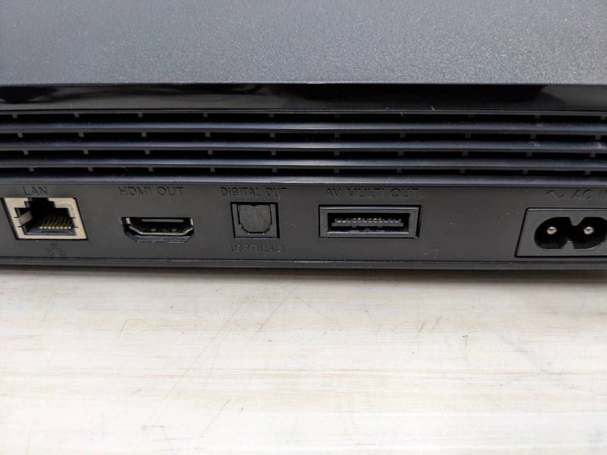 送料無料S79904 PS3 本体 160GB ブラック SONY PlayStation3 CECH-2500 コントローラー☓2付き_画像5