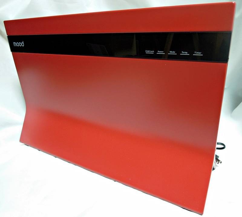 送料無料S77520 ドウシシャ mood(ムード)パネルヒーター MOD-PH1301 レッド 未開封