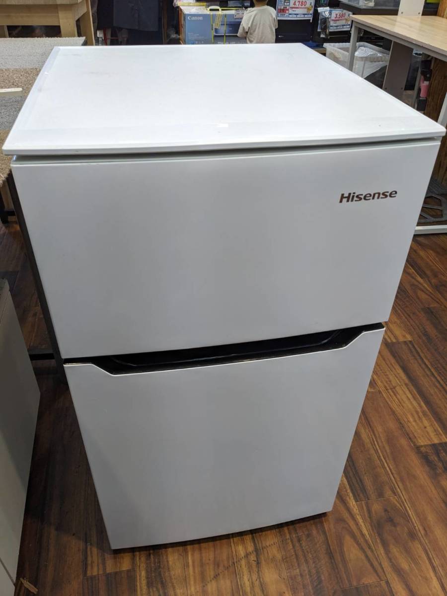 送料無料S78953 Hisense ハイセンス HR-B95A ノンフロン冷凍冷蔵庫 2ドア 2020年製　良品