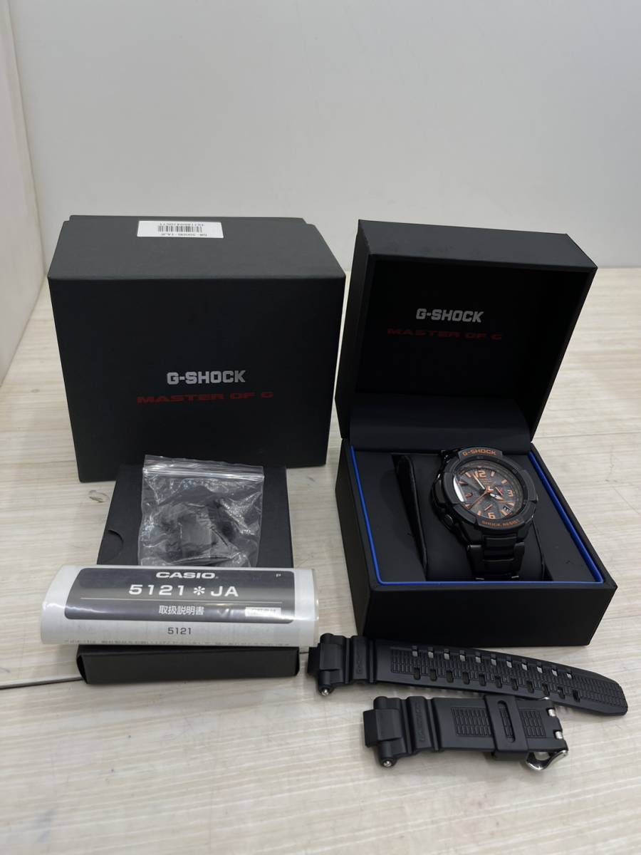 送料無料S76766 腕時計 G-SHOCK GW-3000B ブラック オレンジ スカイコクピット CASIO 良品