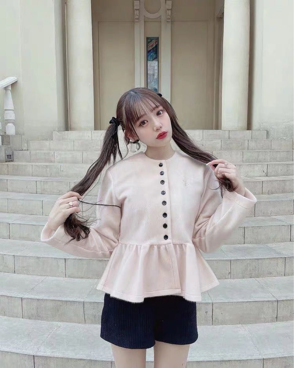 新品Bibiy ボアペプラムカーディガン PEPURAMU CARDIGAN|Yahoo 新品Bibiy ボアペプラムカーディガン PEPURAMU CARDIGAN|Yahoo