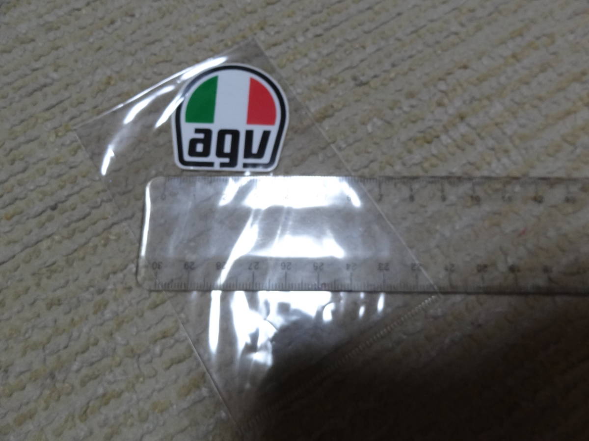 未使用　AGV ステッカー　バイクステッカー　ヘルメットステッカー　レーシングステッカー　moto motoGP ロッシ　サーキット　レア_画像1