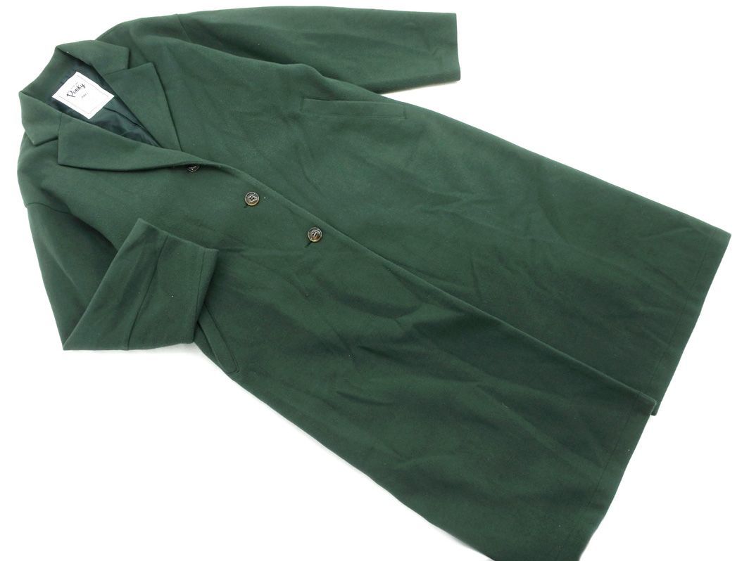  As Know As Chesterfield coat sizeF/ green *# * djb2 lady's 
