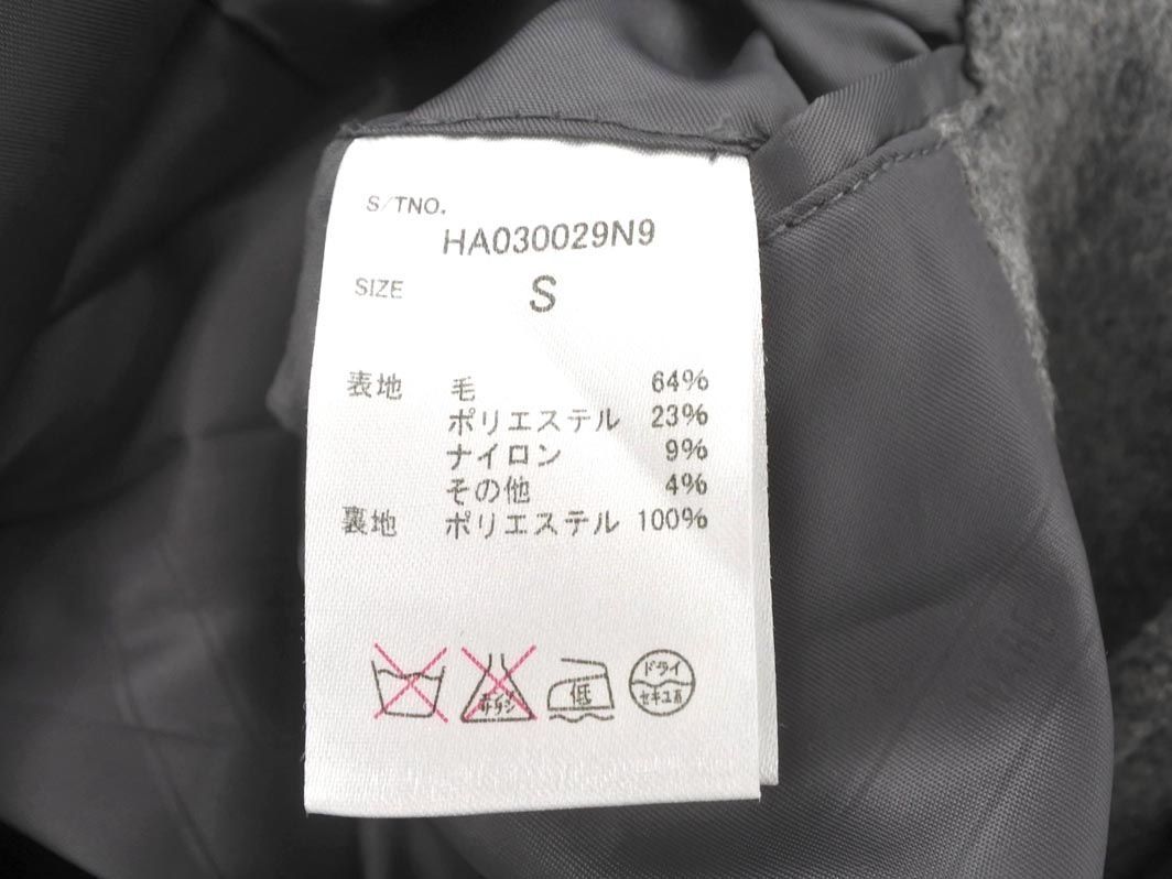 HARE ハレ ウール混 チェスター コート sizeS/グレー ◆■ ☆ djb3 メンズ_画像7