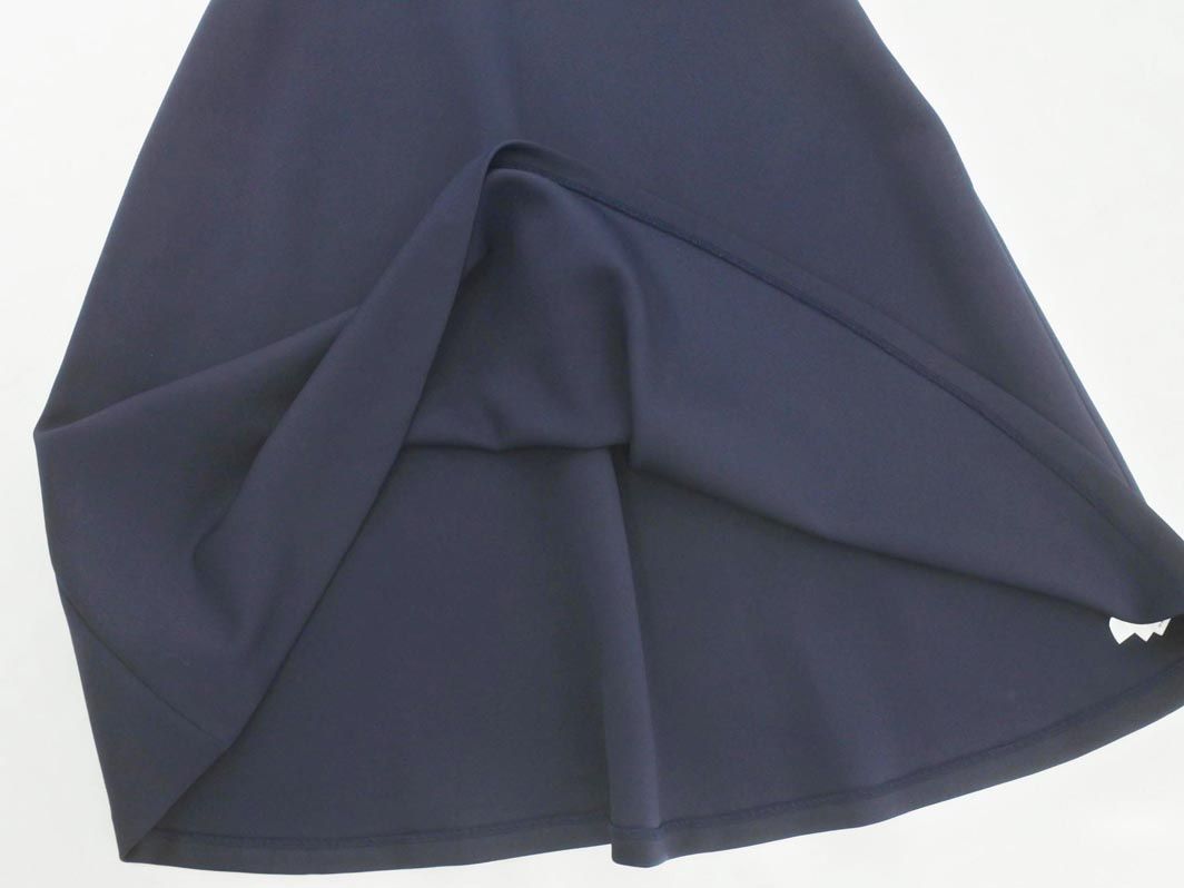 Demi-Luxe BEAMS デミルクスビームス フレア Aライン 台形 スカート size36/濃紺 ■■ ☆ djc3 レディースの画像3