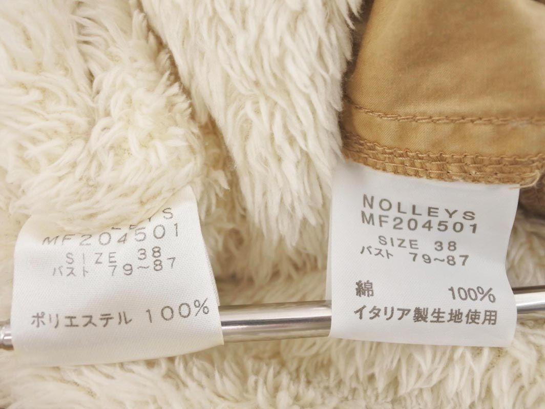 NOLLEY’S ノーリーズ ボアライナー付き モッズ コート size38/ベージュ ◆■ ☆ djc6 レディース_画像6