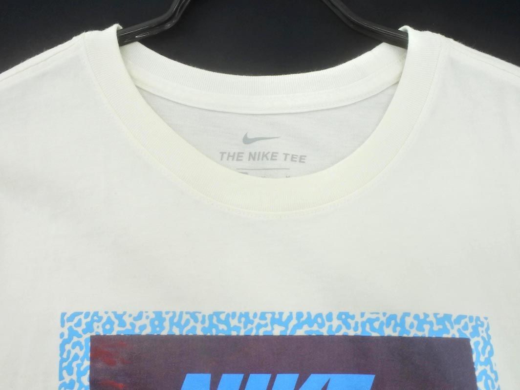 ネコポスOK NIKE ナイキ プリント Tシャツ sizeM/白 ■◆ ☆ djd1 メンズ_画像2