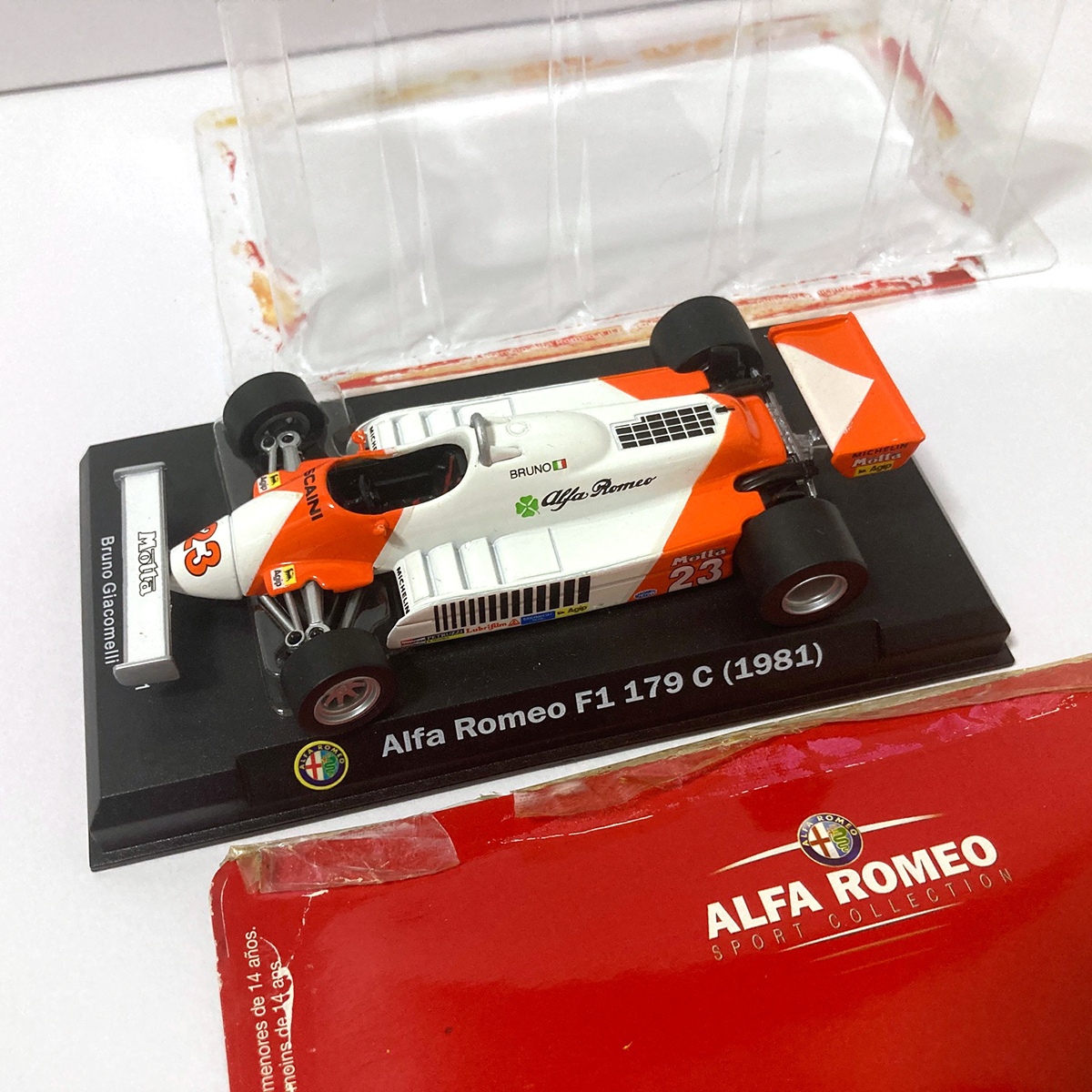 【ジャンク品】【JK804】アルファロメオスポーツコレクション 1/43 アルファロメオ F1 179 C 1981年#23_画像1