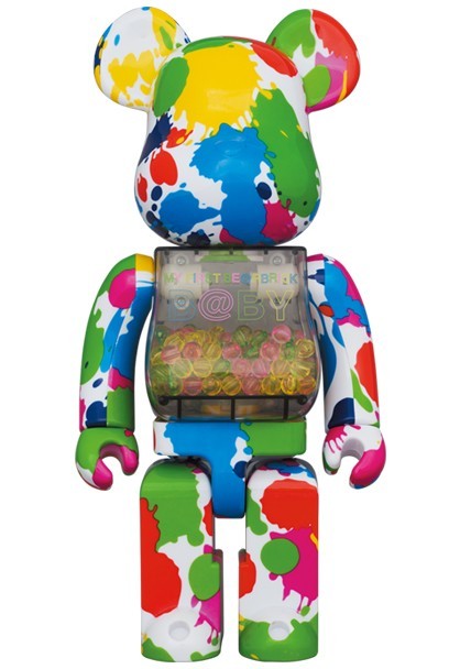 MY FIRST BE@RBRICK B@BY COLOR SPLASH Ver. 400％ Designed by CHIAKI(CIROL & Co.) 千秋 マイファースト ベアブリック アートフェア東京_画像4