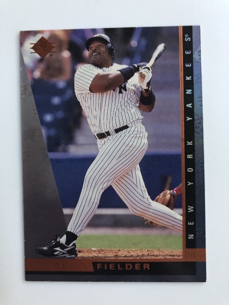 セシル・フィルダー Cecil Fielder UPPER DECK UD 1997 #124 デトロイト・タイガース Detroit Tigers 阪神タイガース MLB 日本人 NPB_画像1