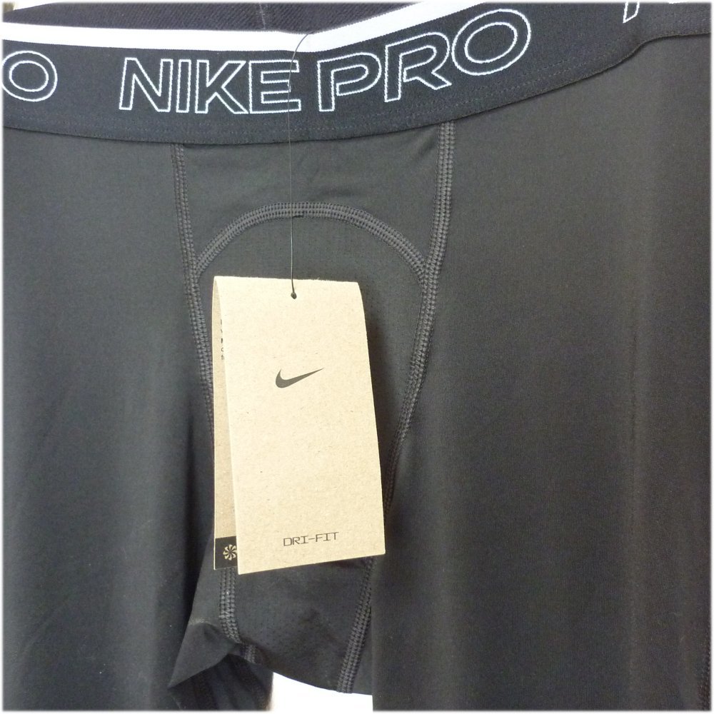  новый товар не использовался * бесплатная доставка *( мужской L) Nike Pro NIKE PRO чёрный длинный трико тренировка трико легкий dry Fit 