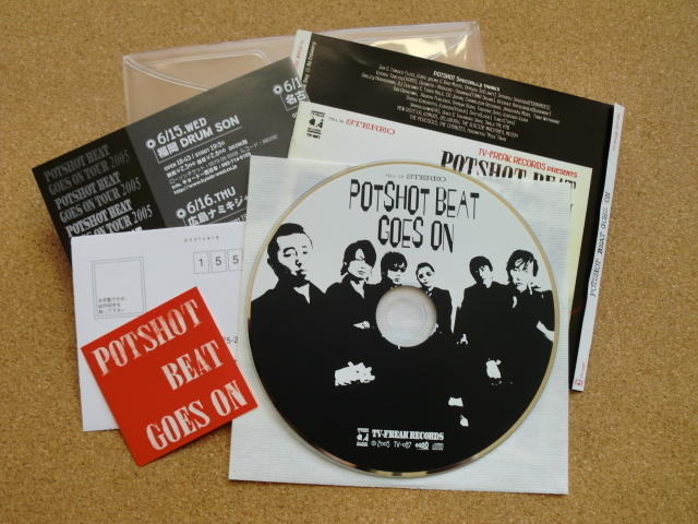 ＊【CD】ポットショット／Potshot Beat Goes On（TV-087）（日本盤）ステッカー付_画像2