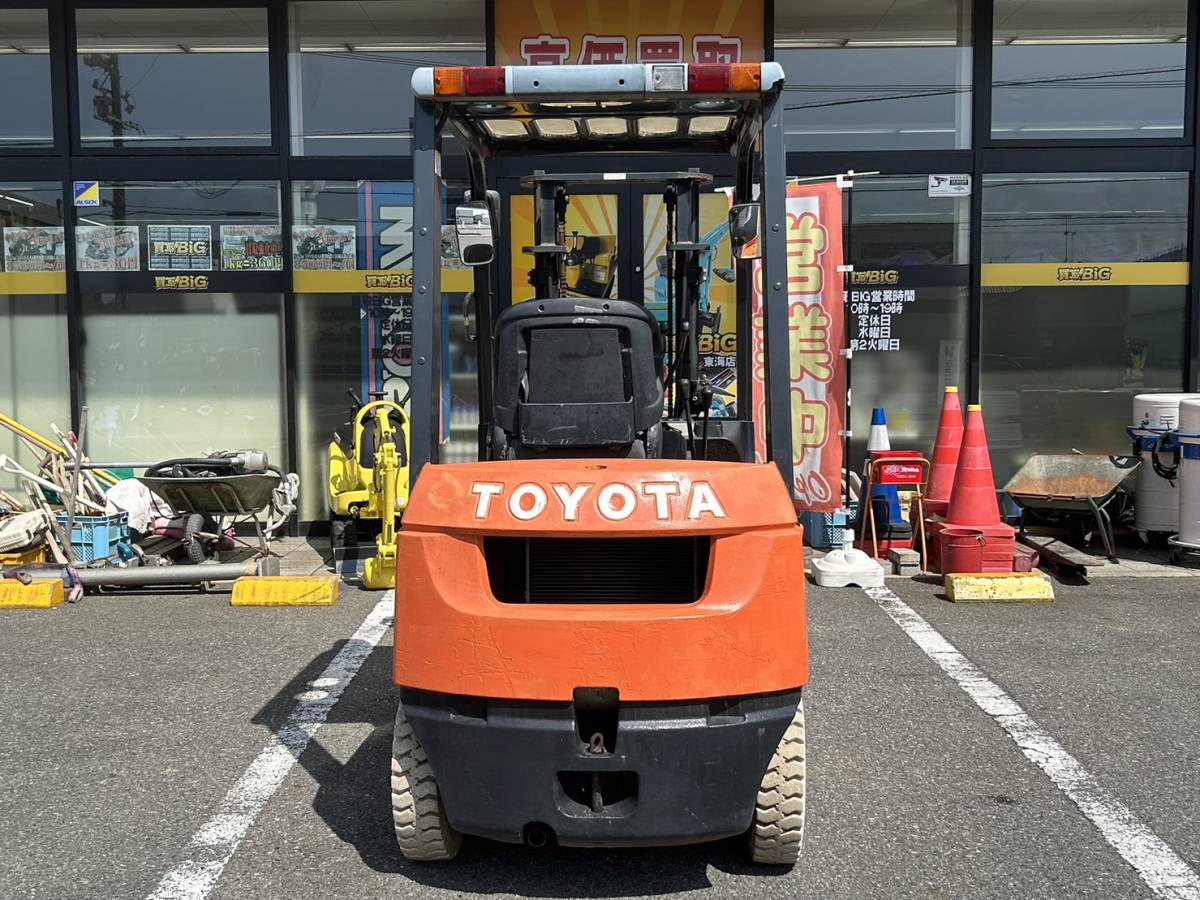 【愛知 東海店】CF336【原則店頭引取】TOYOTA フォークリフト 7FD10 稼働1372h ★ トヨタ ディーゼルエンジン 建設機械 ★ 中古 ★ 中古_画像6