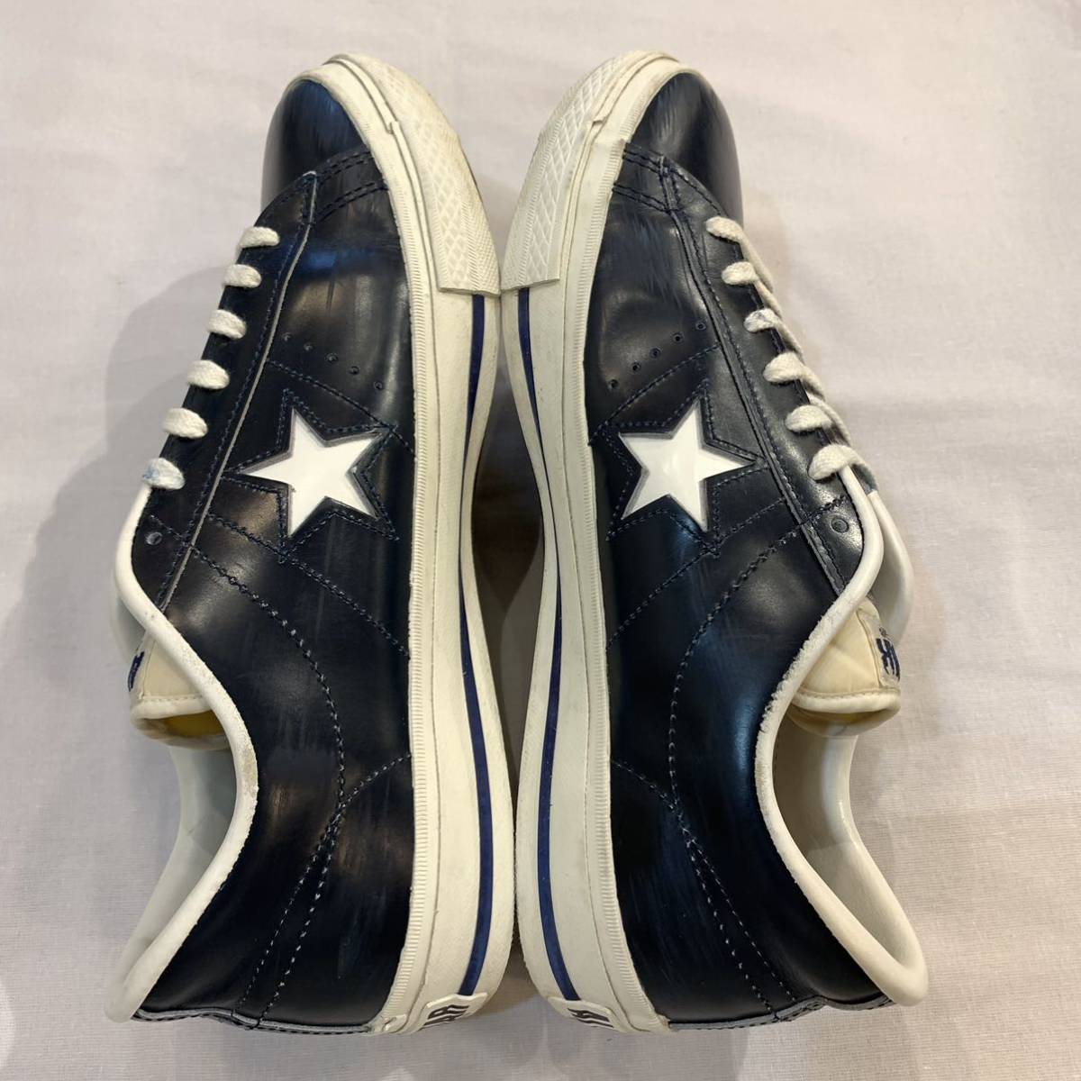 CONVERSE ONE STAR J MIDNIGHT BLUE LEATHER JAPAN コンバース CONVERSE ONE STAR J MIDNIGHT BLUE LEATHER JAPAN コンバース