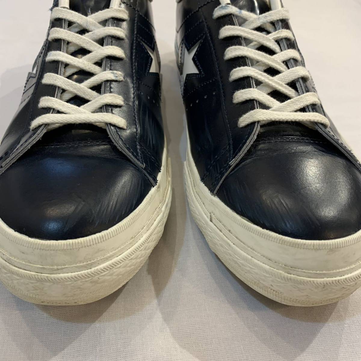 CONVERSE ONE STAR J MIDNIGHT BLUE LEATHER JAPAN コンバース CONVERSE ONE STAR J MIDNIGHT BLUE LEATHER JAPAN コンバース
