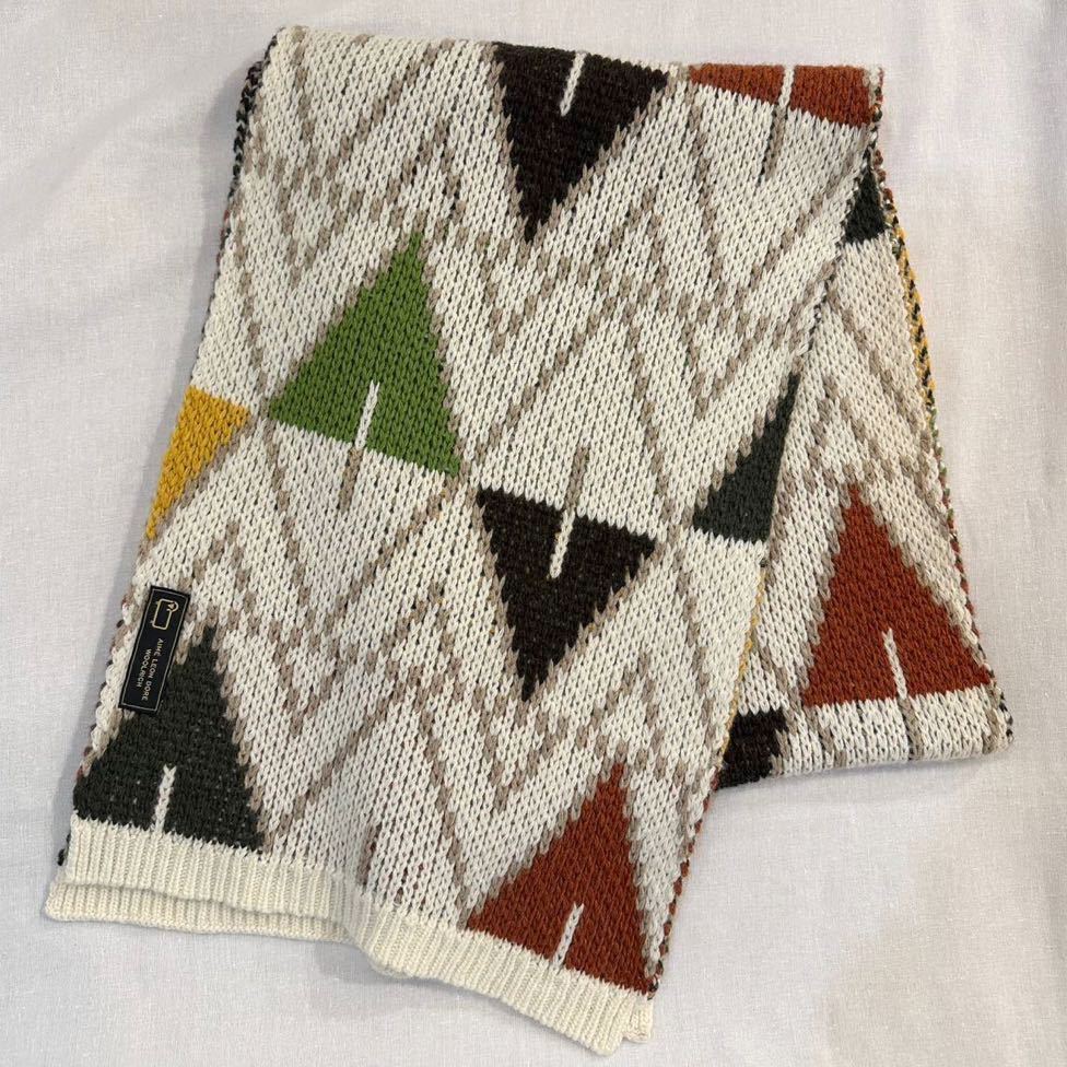 AIME LEON DORE × WOOLRICH Intarsia Scarf ウールリッチ 別注 AIME LEON DORE × WOOLRICH Intarsia Scarf ウールリッチ 別注