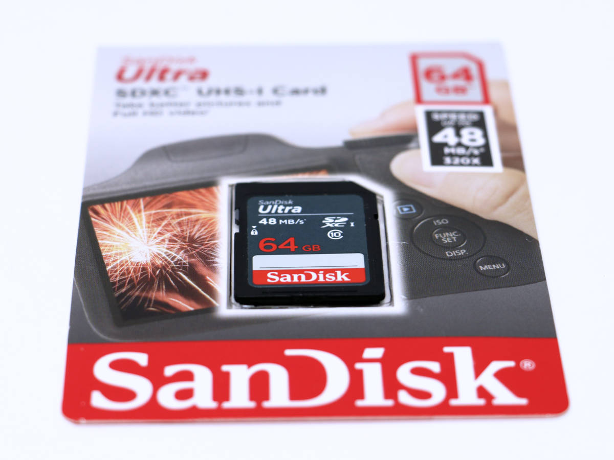 ★☆未使用☆SanDisk Ultra 64GB SDXCカード UHS-I CLASS10 48MB/s 320X☆★_画像4