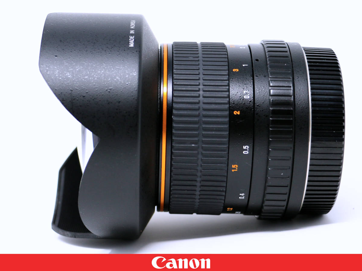 ◇レア美品◇SAMYANG サムヤン 14mm F2.8 ED AS IF UMC キヤノンEF用　Canon★広角星空撮影、風景写真に最適_画像4