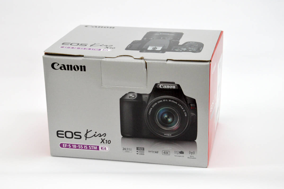 人気ブランド EOS Kiss X10（ブラック）EF-S18-55 IS STM レンズキット