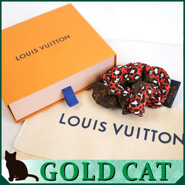 国産品 54204 LOUIS シルク100%・ブラウン/レッド系 M77011