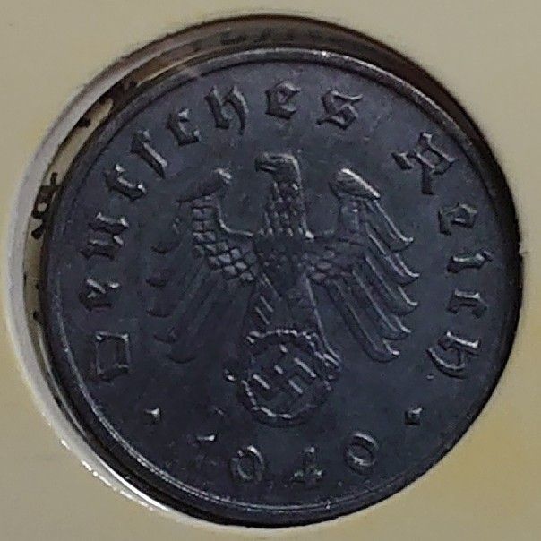 古銭 外貨 ドイツ まとめて 122.82兌換マルク ドイツ 第三帝国 硬貨 1ライヒスマルク ライヒスペニヒ 5枚