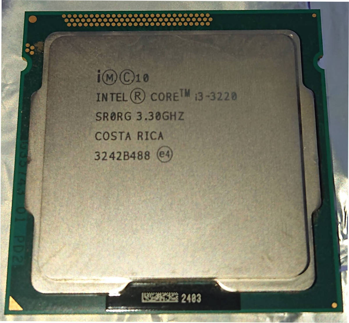 Intel Core i3- 3220 SR0RG 3.30GHz CPUの画像1