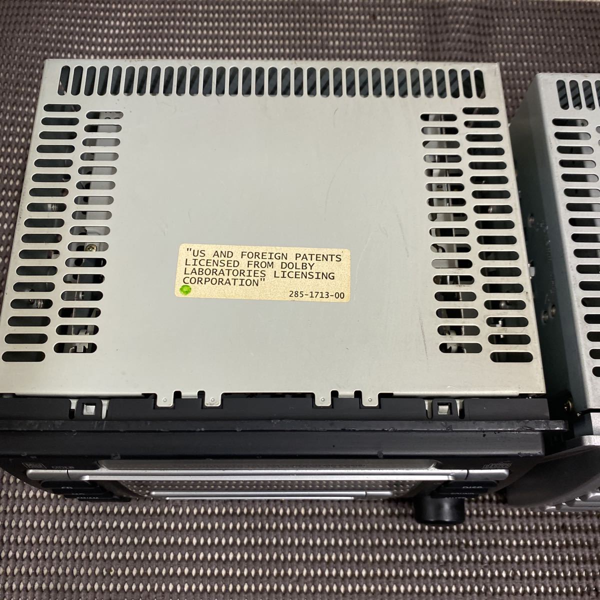 スズキ純正　CD/MD Clarion 2台セット　動作未確認　ジャンク_画像3