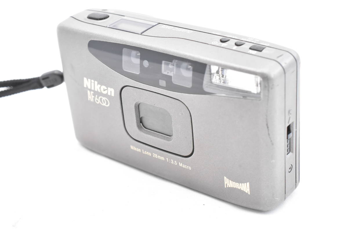 【ジャンク】 Nikon ニコン AF600 グレーボディ フィルムカメラ コンパクトカメラ (t4222)_画像2