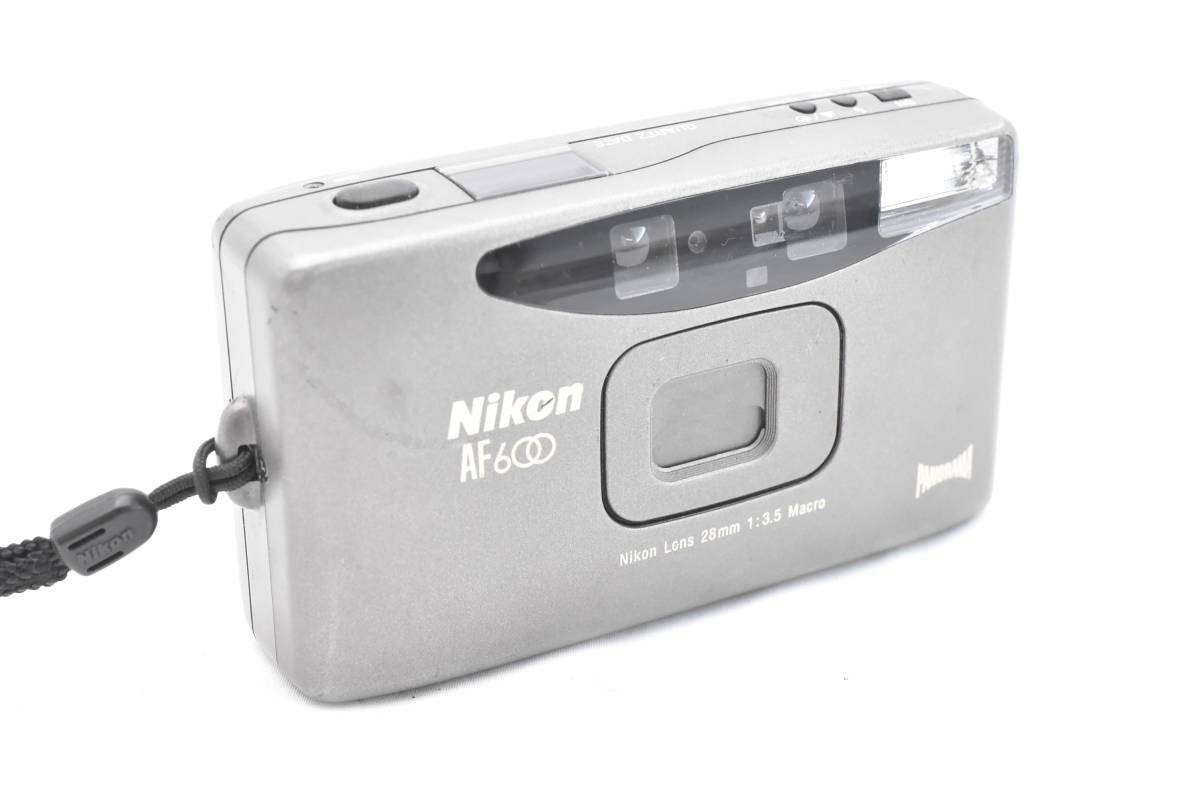 【ジャンク】 Nikon ニコン AF600 グレーボディ フィルムカメラ コンパクトカメラ (t4222)_画像3
