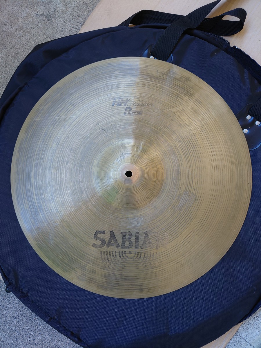 SABIAN セイビアン 90年代 HH (Hand Hammered ハンド ハンマード）シリーズ 廃番レア CLASSIC RIDE 20 インチ 2268g _画像1