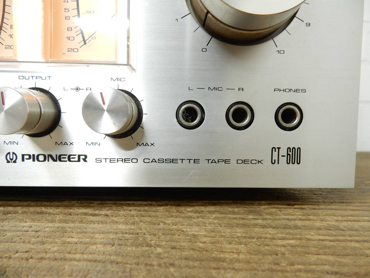 PIONEER CT-600 TX-7800Ⅱ MA-10A DT-400 cassette deck tuner digital timer Mike mixing amplifier Pioneer * present condition goods *