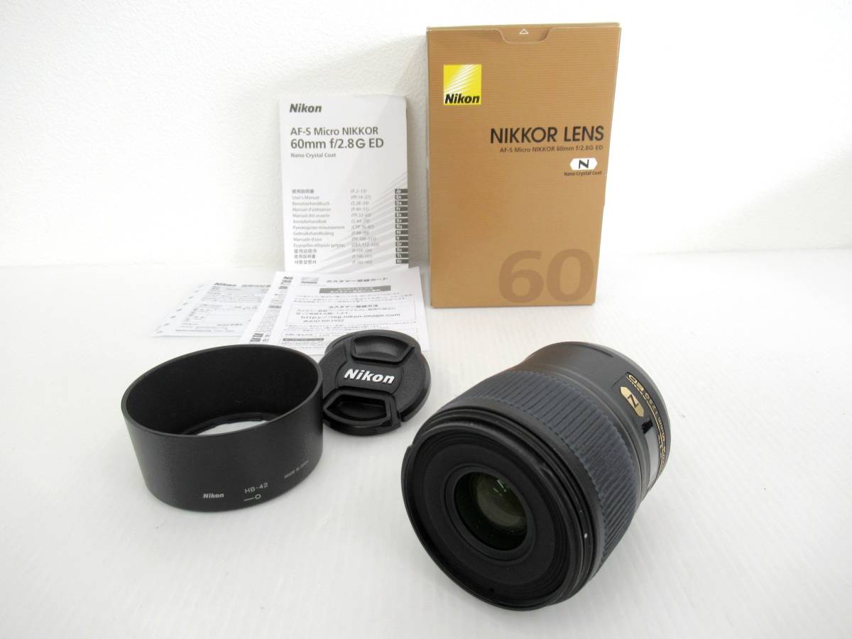 人気TOP NIKKOR Micro AF-S 【Nikon/ニコン】酉①84//N 60mm ED G 1