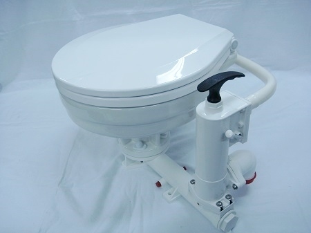 【マリン】TMC手動トイレ（標準タイプ） フタ＆便座：スロークローズタイプ 15400