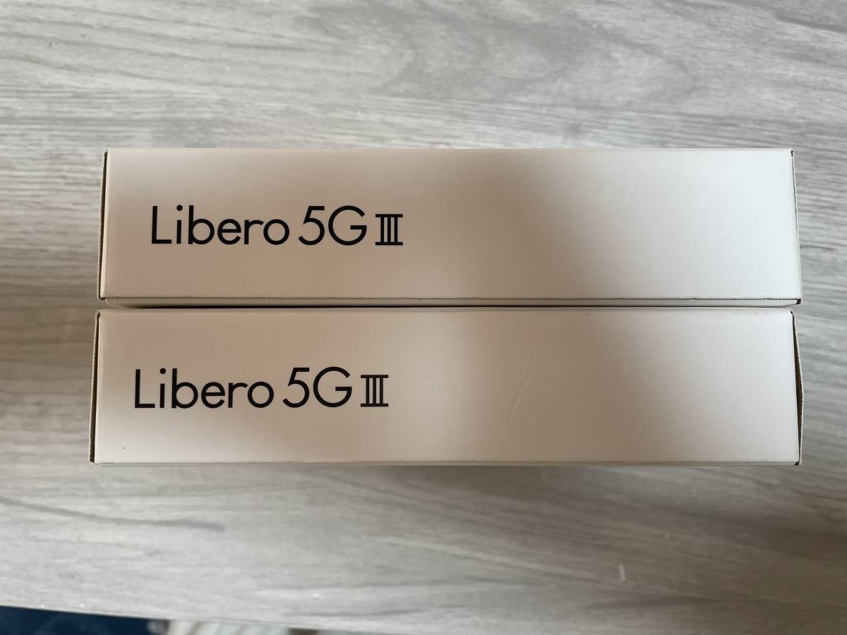 Libero 5G III A202ZT 6.67インチ メモリー4GB ストレージ64GBワイモバイル Y!mobile ホワイト パープル 2台セット_画像4