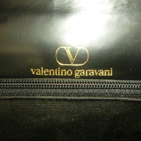 OY10◆ヴァレンティノ ガラヴァーニ ハンドバッグ ブラック ビジネスバッグ ブリーフケース アタッシュケース レザー Valentino Garavani_画像7