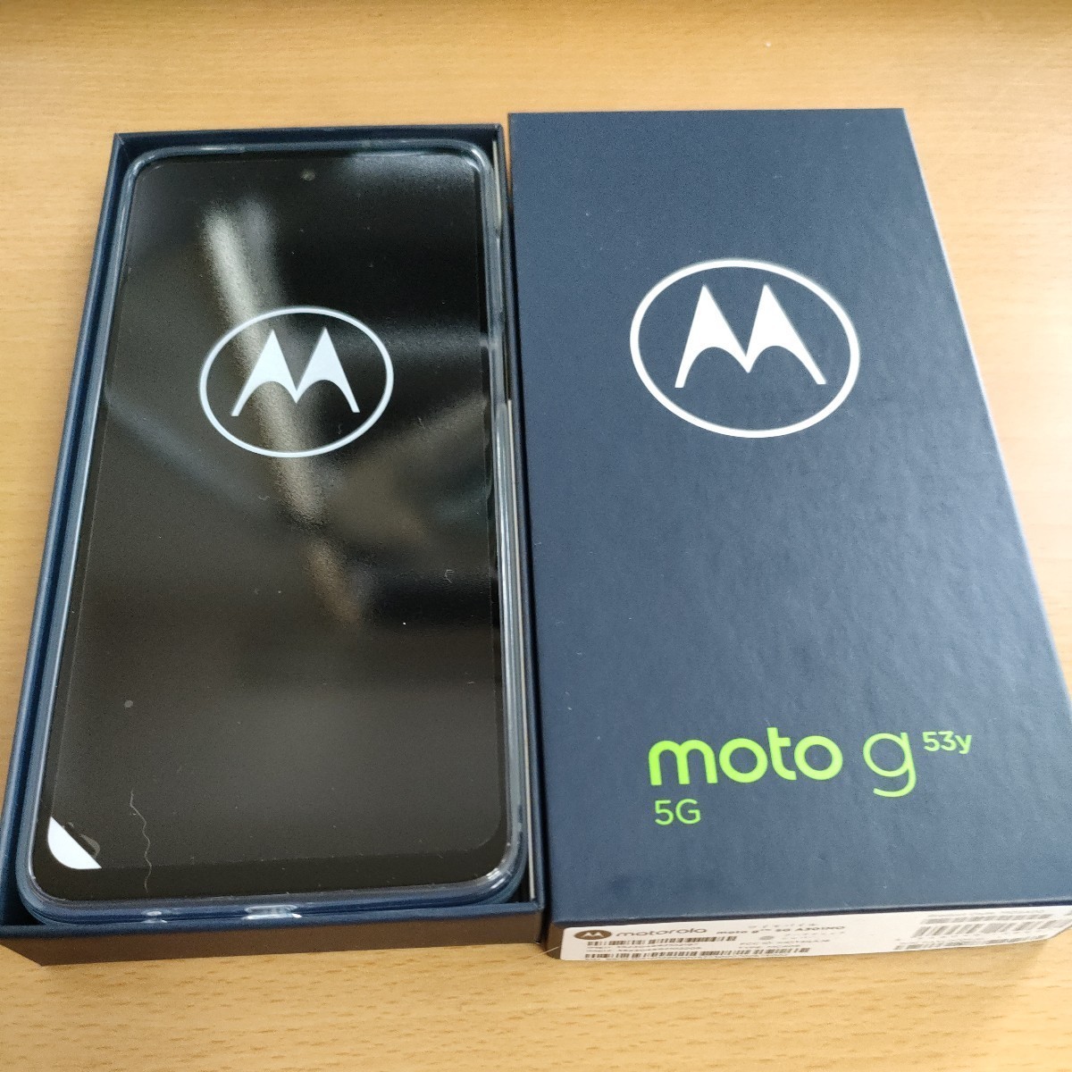 SIMフリー moto g53y 5G 6.5インチ メモリー4GB ストレージ128GB