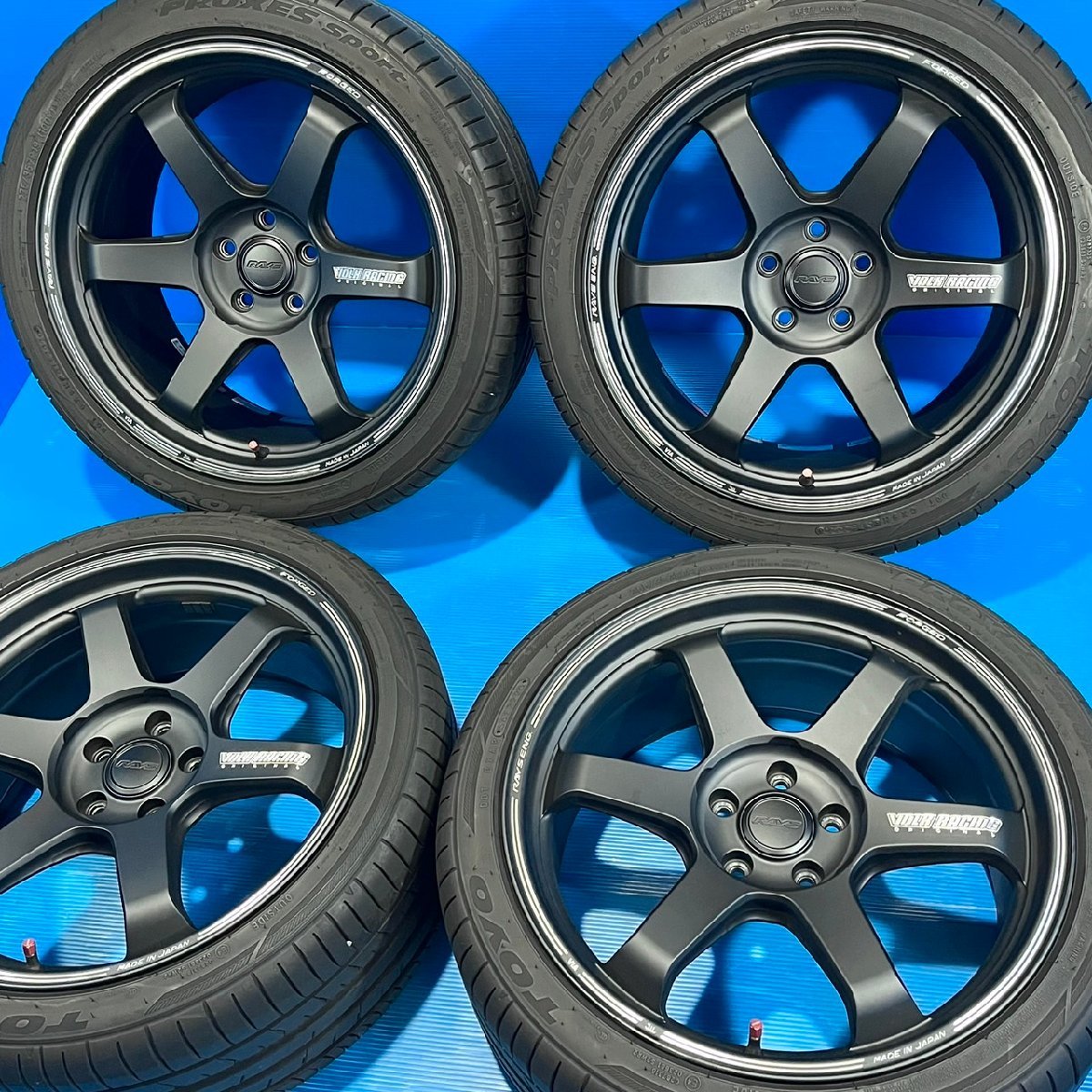 VOLKRACING TE37 ultra TRACK EDITION II RAYS 鍛造 美品 バリ山 19インチ 9J+27 10J+34 5H112 TOYO プロクセススポーツ 255/35 275/35R19_画像4