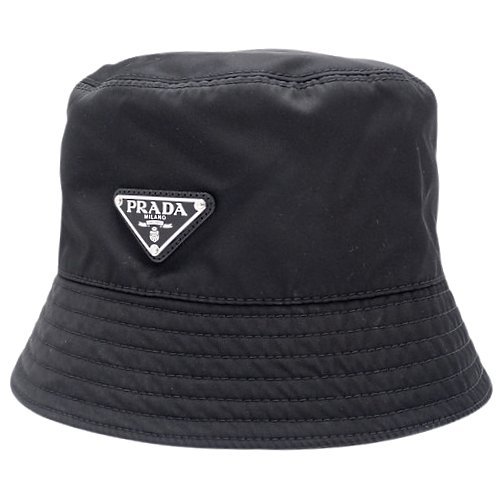 PRADA(プラダ) Re-Nylon バケットハット 帽子 アパレル ナイロン M リサイクルポリアミド ブラック黒 1HC137 40601106361【アラモード】