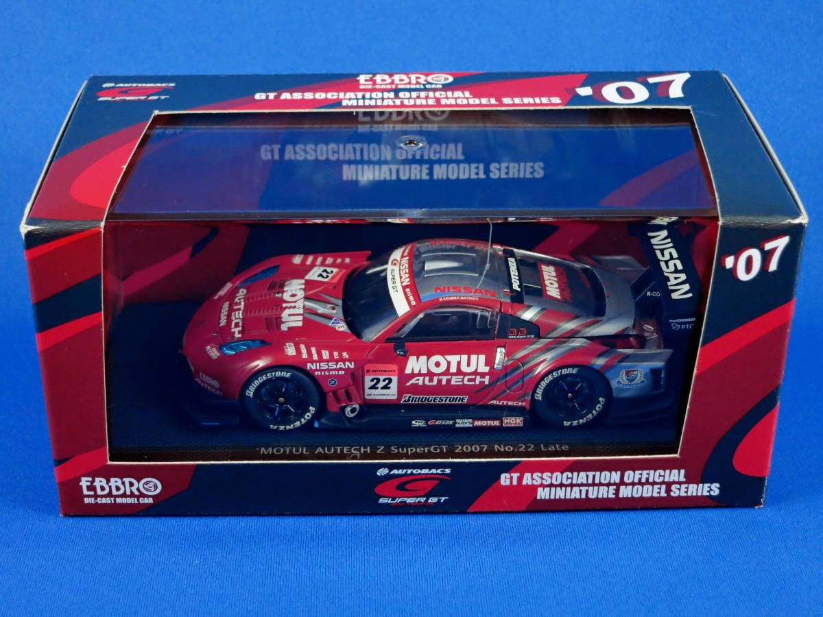 1/43 SUPER GT 500 N0.22 MOTUL AUTECH Z (Late Version) モチュールオーテックZ スーパーGT500 2007 958　エブロ_画像1