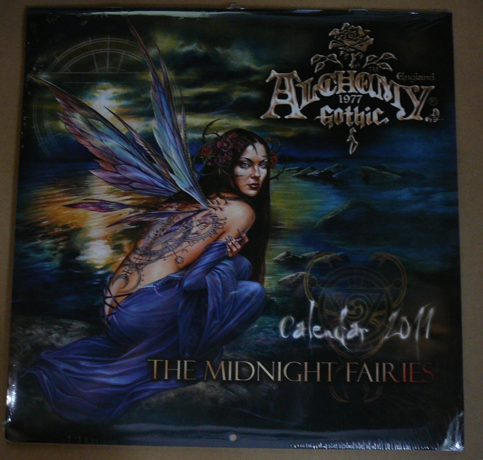 新品未開封品◆Alchemy Gothic(アルケミーゴシック)公式　ウォールカレンダー　2011年版■the Midnight Fairies_画像1