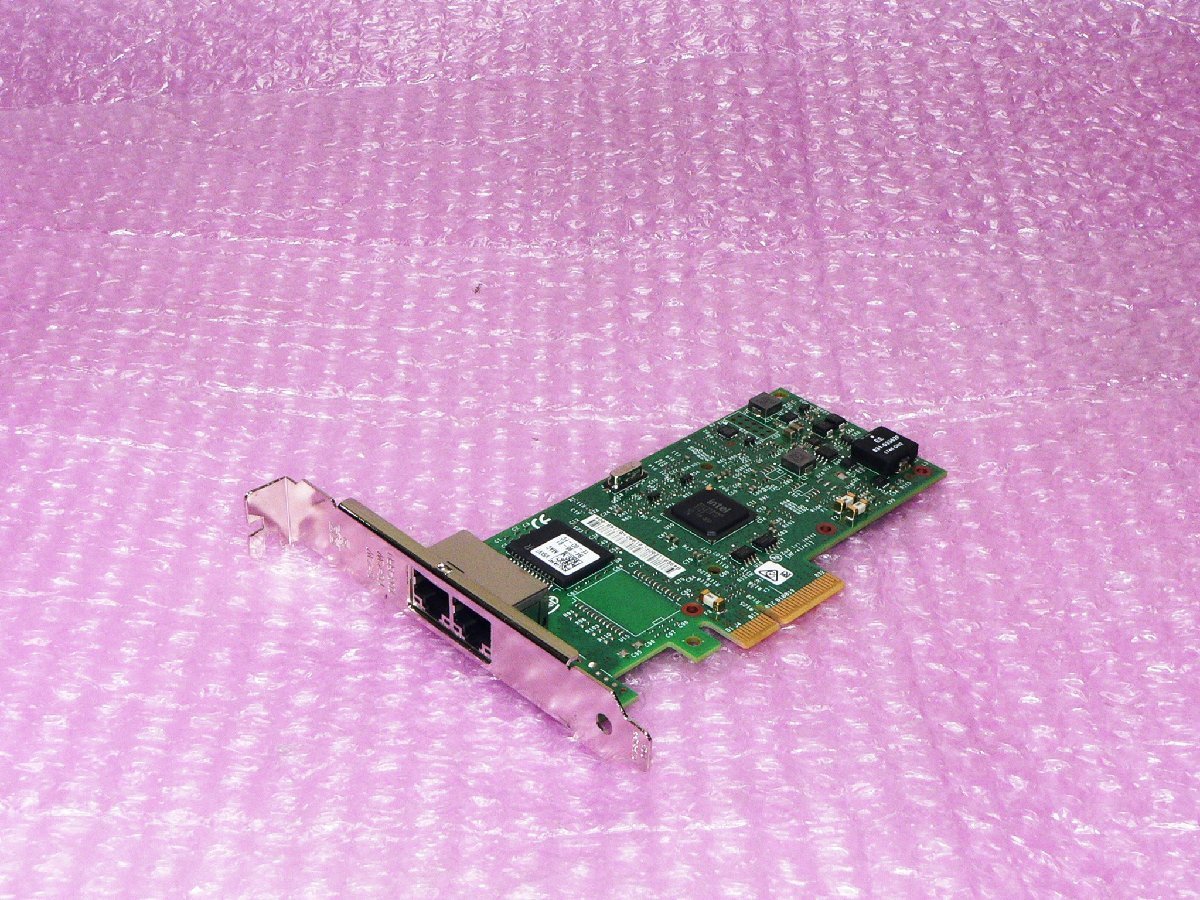 DELL 0V5XVT Intel I350-T2 Dual Port PCI-E ETHERNET Network Cardの画像1