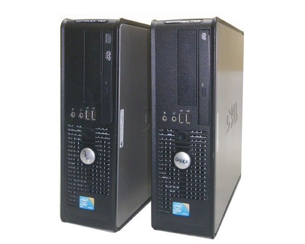 【2台セット販売】OSなし DELL OPTIPLEX 760 SFF Core2Duo E7500 2.93GHz 2GB 80GB 難あり(光学ドライブ不良)