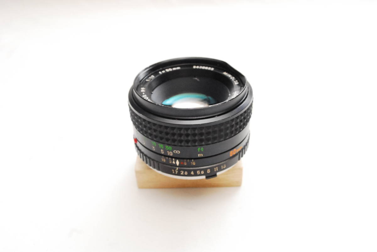 MINOLTA MC ROKKOR-PF 50mm 1:1.7 訳アリ品 1018-91-20_画像1