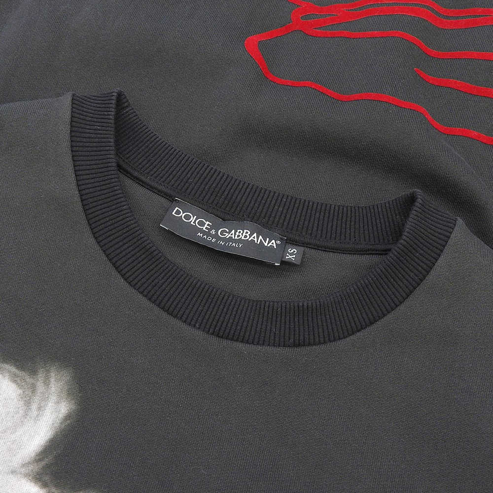  очень красивый товар Dolce & Gabbana 2019 год товар Marilyn Monroe короткий рукав тренировочный футболка XS мужской чёрный 