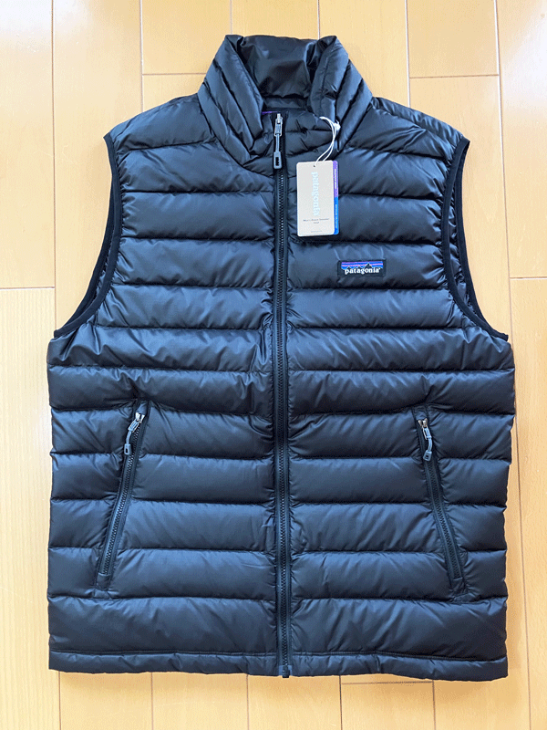 値下げ】 ☆PATAGINIA VEST/SIZE.S SWEATER DOWN M'S ダウン