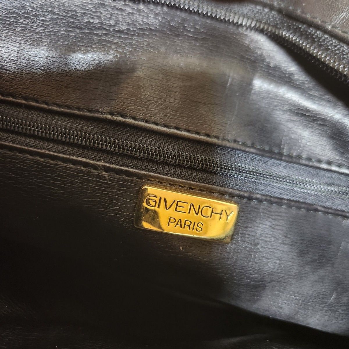 極美品 GIVENCHY キルティング チェーンショルダーバッグ ブラック